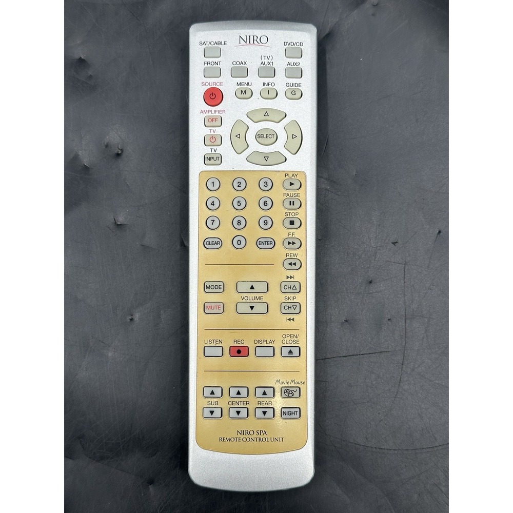 Niro SPA Factory Original Surround Sound System Remote SPA400,‎ 1000, 800, 620